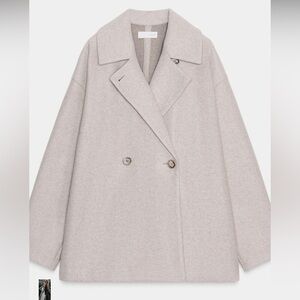 NWT Zara short double breasted coat